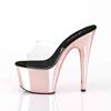 Pleaser - ADORE701 Mules à talons - Chaussures de pole dance - Rose/Couleur or Product image